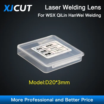 5 ADET / GRUP 18*2 20*2 Fiber Lazer El Kaynak Koruyucu Optik Lens 20*3 20*4mm 1064nm için WSX QiLin HanWei kaynak makınesi Kafa