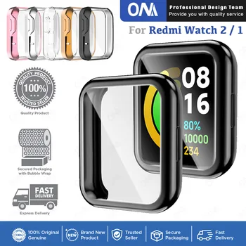Ekran Koruyucu Kılıf Redmi için İzle 2 / 1 Yumuşak TPU Smartwatch Kapak Koruyucu Tampon Aksesuarları Xiaomi Mi İzle Lite