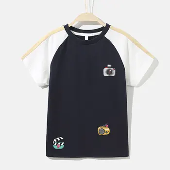 Sevimli Desen Yamalar Üstleri aplike vinil Dıy ısı transferi Moda çiçek yama kız Erkek T-Shirt Kot