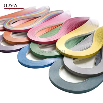 JUYA Degrade Kağıt Quilling, QP388.Beyazdan koyu renge kadar her şerit, 390 mm uzunluk, 10 renk mevcuttur, 4 genişlik seçilebilir.