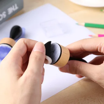 Yuvarlak İstiflenebilir Kavanoz Mini Mürekkep Boya Karıştırma Karıştırma Araçları Yuvarlak / kubbeli Köpük Yedekler Seti Kağıt Kartı Yapımı Scrapbooking