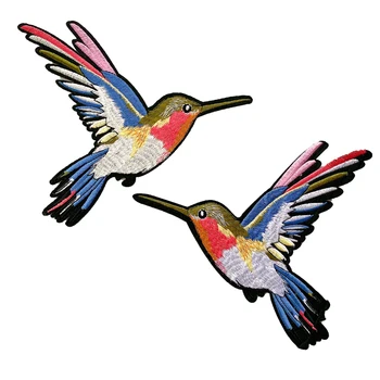 Toptan yamalar Rozetleri Karikatür hayvan Kuş Nakış yama Dikiş Malzemeleri demir on rozetleri Giyim Aksesuarları