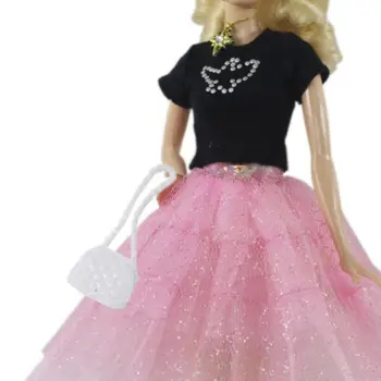 Prenses Elbise Seti Barbie Blythe Doll 1/6 MH CD FR SD Kurhn BJD oyuncak bebek Giysileri Aksesuarları