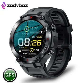 ZODVBOZ GPS akıllı saat Erkekler Açık Spor Saatler Uzun Bekleme Kol Saati Sağlık Tracker IP68 Su Geçirmez Smartwatch Yüzme İçin