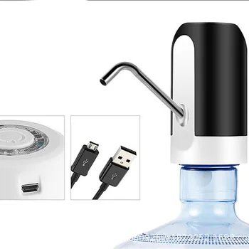 USB Şarj Otomatik İçme Suyu Pompası Taşınabilir Elektrikli su sebili Su Şişesi Pompası Elektrikli su sebili