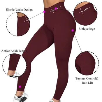 Siyah Spor Push Up Tayt Kadınlar Elastik İnce Spor Mektuplar Baskı Tayt Kadın Artı Boyutu Yüksek Bel Egzersiz spor salonu pantolonu