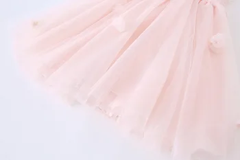 HoneyCherry Kızlar peri elbisesi Yaz Yeni Bebek Çocuk Kız Prenses Elbise gelinlik modelleri Çiçek Kız Elbise