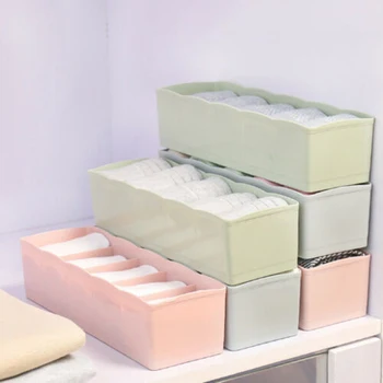Yeni Çorap saklama kutusu Ev Organizatörler Şeker Renk İstiflenebilir Çekmece Küçük Plastik Bitirme Kutusu 26.5*8*6.5 cm