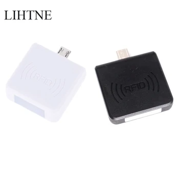 RFID 13.56 Mhz ISO14443A IC NFC Okuyucu Taşınabilir Mikro USB kart okuyucu Android Telefon için