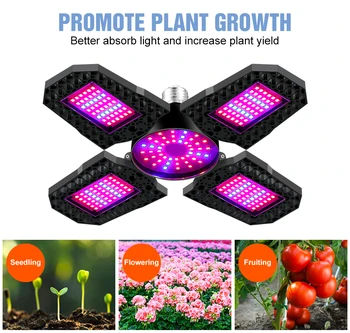Işık Büyümeye Yol Açtı E27 100W 120W 150W Phyto lamba Tam Spektrum Büyümek Komple Phytolamp fideleri İçin Çiçekler kapalı kutu Büyümek