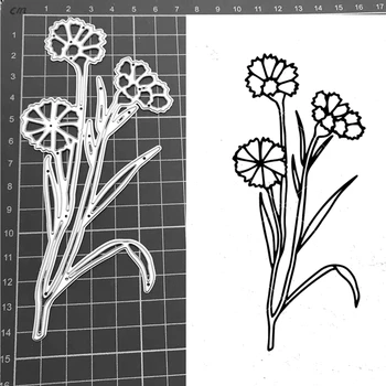 Çiçek Ölür Kart Yapımı 2022New Gelenler Metal Kesme Ölür DIY Scrapbooking Stencil Albümü Pullar El Sanatları Kabartma Kağıt