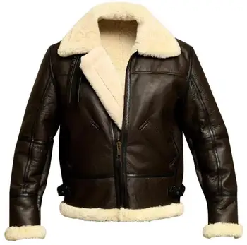 Moda kalınlaşmış erkek kürk entegre ceket uzun kollu kürk ceket Erkek ceket kış ceket için