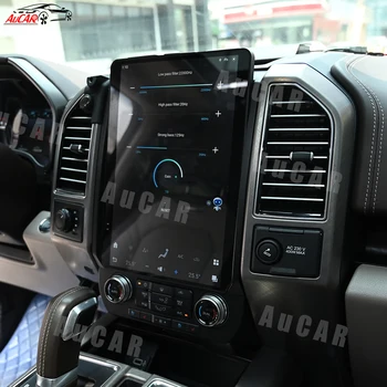 AuCar Tesla Android 11 14.4 İnç Araba Radyo GPS Navigasyon Ford F150-2021 Araba Multimedya Stereo Çalar Araba Video