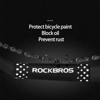 RockBros Açık Bisiklet Bisiklet bisiklet şasisi Zincir Bakımı Kapak Chainstay Yayınlanan Bisiklet Bisiklet Koruyucu Güvenlik Pad Bisiklet Aksesuarları