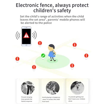 Savunmak akılı çocuk saati SOS telefon izle Smartwatch Sım Kart İle Çocuklar İçin Fotoğraf Su Geçirmez IP67 Çocuklar Hediye IOS Android İçin