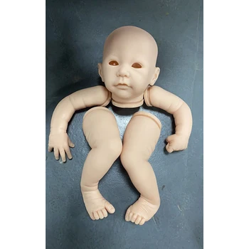 18 inç Reborn Bebek Kiti Yehudi Gerçekçi Gerçek Yumuşak Dokunmatik Taze Renk Bitmemiş Bebek Parçaları ile Vücut ve Gözler Bebek Oyuncak