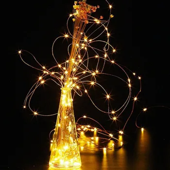 200/100 / 50leds USB Güç bakır Tel led ışık Dize Su Geçirmez Peri Garland Noel Tatili Düğün Dekorasyon Ev dekor