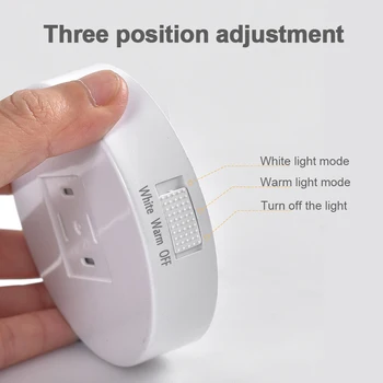 LED Hareket sensörlü ışık Akıllı USB Şarj Edilebilir Gece Lambası Kablosuz dolap ışığı Yatak Odası Mutfak için dolap ışığı Hareket Sensörü