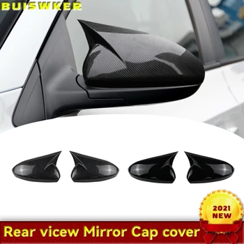 Yarasa Tarzı Ayna Kapağı İçin Chevrolet Cruze 2008 2016 araba aksesuarları 2 Adet Kapak Parlak Siyah Kalkanları Dış tuning