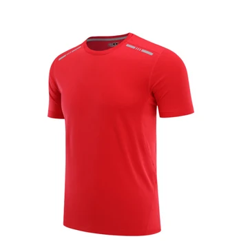 5 adet Saf pamuk spor kısa yuvarlak boyun reklam özel logo kültürel gömlek spor tişört baskı kol LVBL1