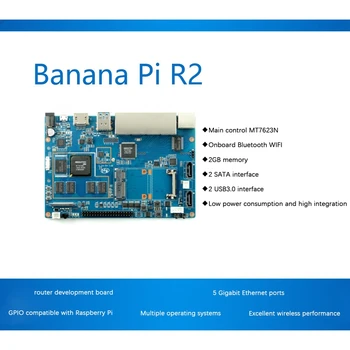 Muz Pİ BPI R2 MT7623 Yönlendirici Geliştirme Kurulu Minipcıe Gigabit Ethernet Portu