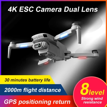 F8 GPS Drone 5G HD 4K Kamera Profesyonel 2000m Görüntü İletim fırçasız motor Katlanabilir Quadcopter RC Drone Hediye