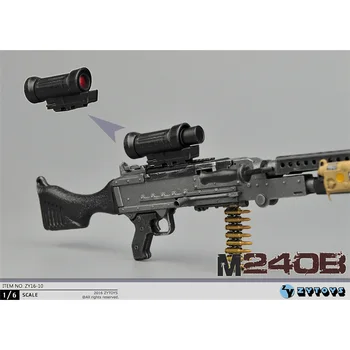 ZYTOYS 1/6 M240 Makinesi Plastik Askeri Silah için 12 
