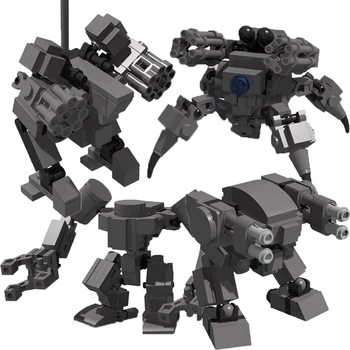 Aksiyon Figürü Robotlar Model Oyuncaklar Çocuklar İçin Mecha Savaşçı oyuncak inşaat blokları Çocuklar İçin 8cm Anime Asker Araya Tuğla Bebek