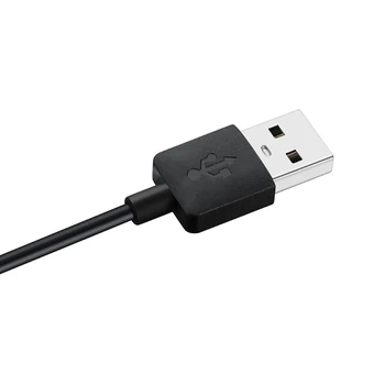 Siyah 1 M USB şarj kablosu Kablosu Hızlı Şarj Hattı İçin Polar M430 Koşu İzle