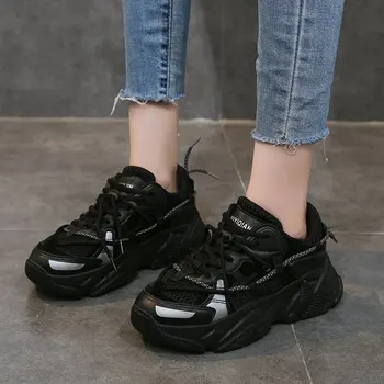 21 Kadın Sıcak Sneakers Peluş rahat ayakkabılar Moda Unisex Sneakers Kadınlar Lüks Beyaz Siyah Vulkanize Sneakers Zapatos Mujerfg5