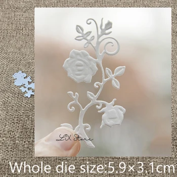 Yeni Tasarım Zanaat Metal kalıp kesim Kesme Die gül çiçek şerit dekorasyon scrapbooking Albümü Kağıt Kartı Zanaat Kabartma kalıp kesim
