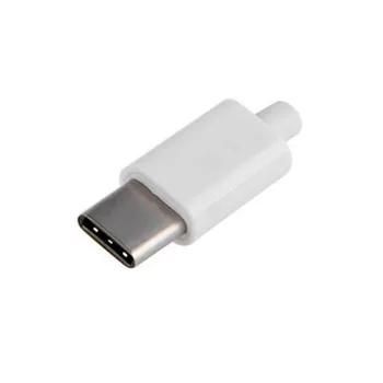 Chenyang DIY 24pin USB 3.1 Tip C USB-C Erkek fiş konnektörü SMT tipi 3.5 mm Siyah / Beyaz SR ve Konut Cover-5pcs