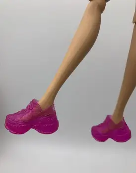 Yeni stiller ayakkabı oyuncak düz ayak çizmeler yüksek topuklu aksesuarları için 1:6 BB bebek BBA2008