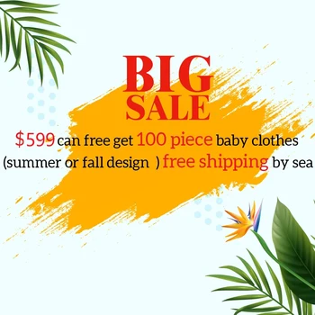 599 $Ücretsiz Alabilirsiniz 100 Parça Bebek Giysileri (Yaz Veya Sonbahar Tasarım ) Deniz Yoluyla Ücretsiz Kargo