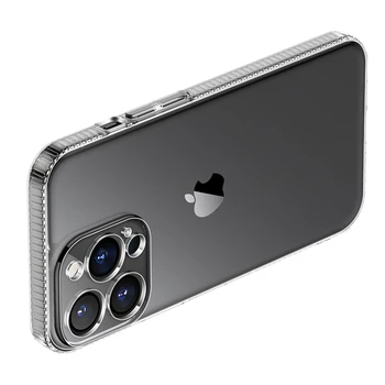 Orijinal Crystal Clear Durumda iPhone 13 12 mini 11 Pro Max Sağlam Darbeye Dayanıklı Durumda iPhone XR Xs 7 8 Artı Koruyucu Kapak