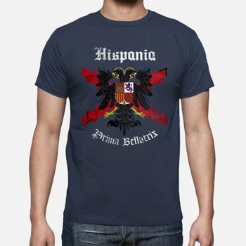 İspanyol. Önce Bellatrix. İspanyol Çapraz Bordo Kartal Rozeti T Shirt. Kısa Kollu %100 % Pamuk Rahat T-Shirt Gevşek Üst Yeni