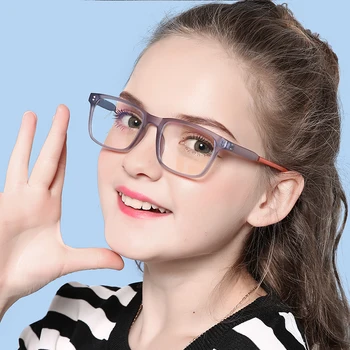 AIMISUV 2023 Anti mavi ışık engelleme gözlük çocuklar Moda esnek TR90 Çerçeve oyun bilgisayarı Gözlük çocuk gözlük Kızlar