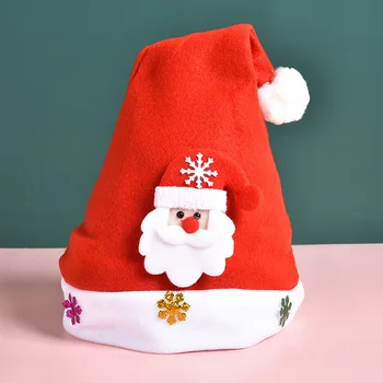 Noel Şapka Yeni Yıl Navidad Kap Şapka Kardan Adam ElK Noel Baba Şapkaları Çocuklar Çocuklar İçin Yetişkin Noel Hediyesi Dekorasyon Yeni Yıl 2022