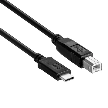 USB-C USB 3.1 Tip C Erkek Konnektör USB 2.0 B Tipi Erkek Veri Kablosu ve Dizüstü Bilgisayar için