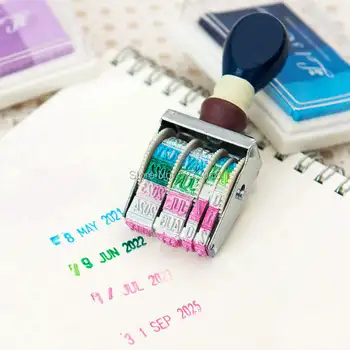 Sevimli 24 Renk Inkpad Moda mürekkep pedi Seti Yağ Bazlı DIY Zanaat İçin Lastik Pullar Kumaş Ahşap Kağıt Düğün Hediyesi parmak İzi