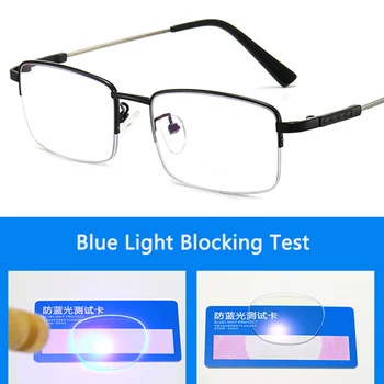 2021 akıllı zoom Multifokal okuma gözlüğü Unisex İlerici Anti-mavi Titanyum Alaşımlı Bahar Menteşe Presbiyopik Gözlük 2.5