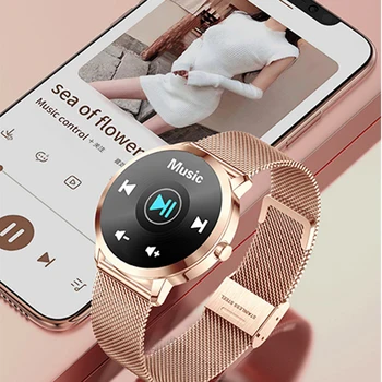 Xiaomi Mijia Akıllı İzle Kadınlar Bilgi Fizyolojik Hatırlatma Smartwatch Kalp Hızı Uyku Monitör Özel Watchface Bilezik
