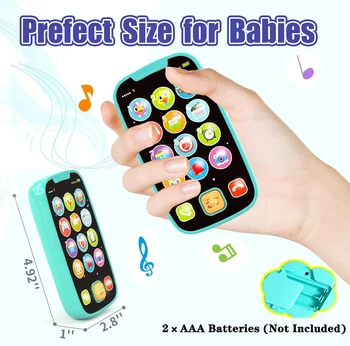 HOLA Bebek Öğrenme cep telefonu İnteraktif Müzikal Gelişim Oyuncak 12 Ay, en iyi doğum Günü Hediyeleri 1 Yaşında