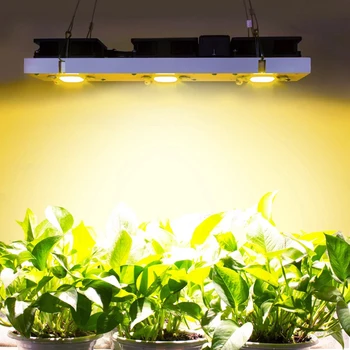 Tam Spektrum COB LED Büyümek Lambalar 50W 100W 150W 200W Fan İle Bitki Aydınlatma Sera Hidroponik Tohumları Kapalı Çiçekler