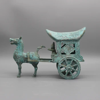 Antik bronz savaş arabası ve atın çoğaltılması, Koleksiyon bronz eşya