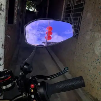 Motosiklet Dikiz Aynası Modifiye Elektrikli Araba Modifiye Mor Reflektör