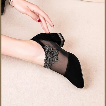 2022 Yeni Yaz kadın ayakkabısı Moda Taklidi Ayakkabı Çiçek Sandalet İçi Boş Nefes Örgü Ayakkabı Sandalet Kadın fermuar Ayakkabı