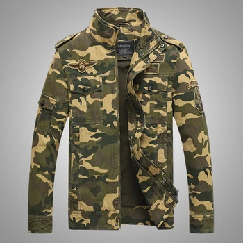 DIMUSI Sonbahar Erkek Bombacı Ceketler Rahat Erkek Kamuflaj Ordu Askeri Mont Erkek Ince Dış Giyim Rüzgarlık Ceketler Giyim