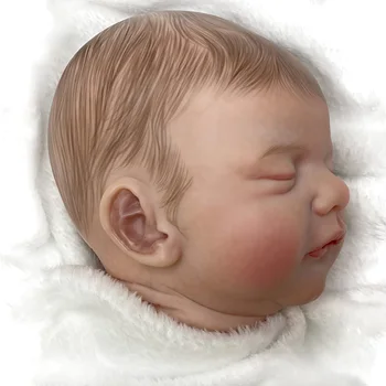 18 İnç Yeniden Doğmuş Bebek Kitleri Boyalı Saç Bebek Gerçekçi Bebe Kitleri Parçaları Aksesuar Peças De Bebê Em Boneca Renascidos