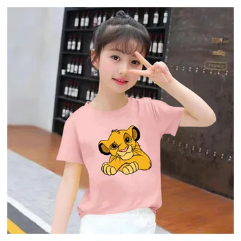 2022 Yaz Kısa çocuk şortları Seti T-Shirt Seti Aslan Kral Çocuk Karikatür Sevimli T-Shirt Seti Kollu Çocuklar 3 4 5 6 7 8 9-14 Yaşında